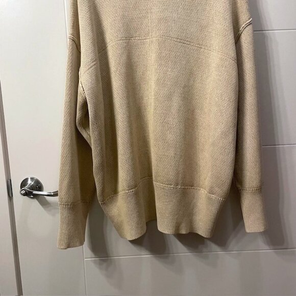 Free People Oversized Button Front Chamomile Cardigan Medium Neutral - Picture 8 of 16